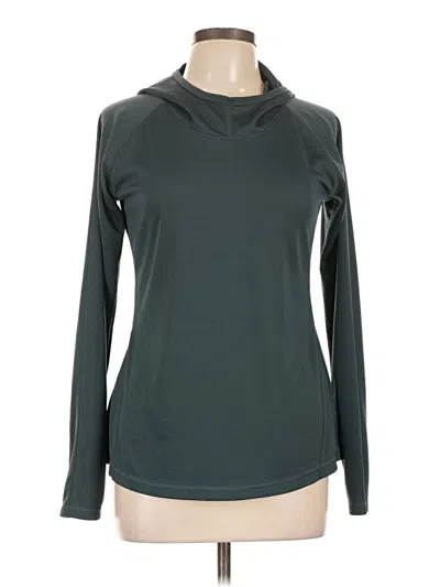 Pre-owned Reebok Long Sleeve T-shirt In Teal
