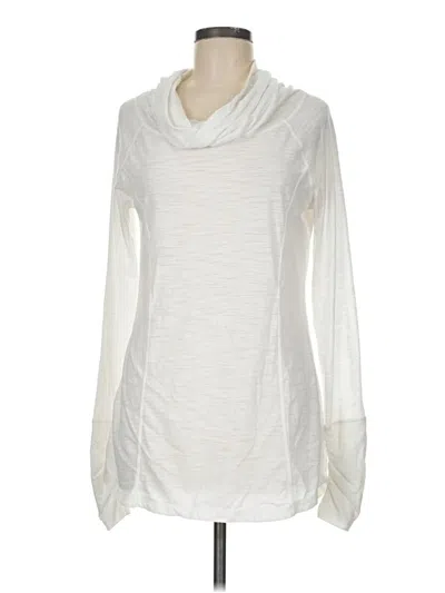 Pre-owned Reebok Long Sleeve Turtleneck In Ivory