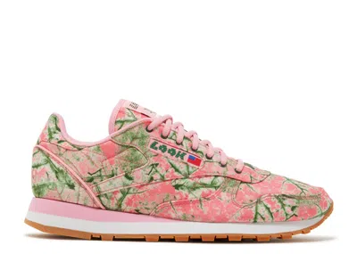 Reebok Lqqk Studios X  Classic Leather 'leaf Camo - Bubble Gum' In Pink