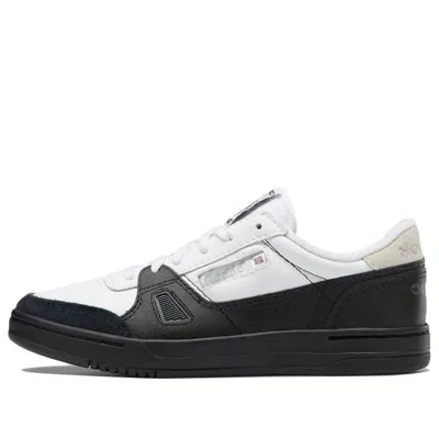 Reebok Lt Court Cozy Wear-resistant Skateboarding Shoes Unisex White Black