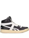Reebok High-top Sneakers With Contrasting Panels And Rubber Sole In Multi