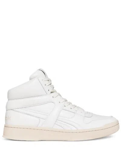 Reebok Ltd Bb5600 Lace-up Leather Sneakers In White