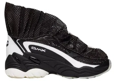 Pre-owned Reebok Ltd Dmx Ruffle (women's) Sneakers In Black/white