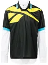 Reebok Ltd X Botter Vector Layered Polo Shirt In Black