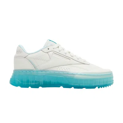 Pre-owned Reebok Madwomen X Wmns Club C Double Geo 'chalk Hydro Blue' In White