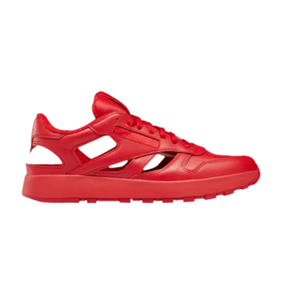 Pre-owned Reebok Maison Margiela X Classic Leather Dq 'vector Red' Gz0947 In Vector Red/black/footwear White
