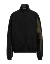 Reebok Man Jacket Black Size S Polyamide, Cotton