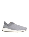 Reebok Man Sneakers Grey Size 8 Leather, Textile Fibers In Gray