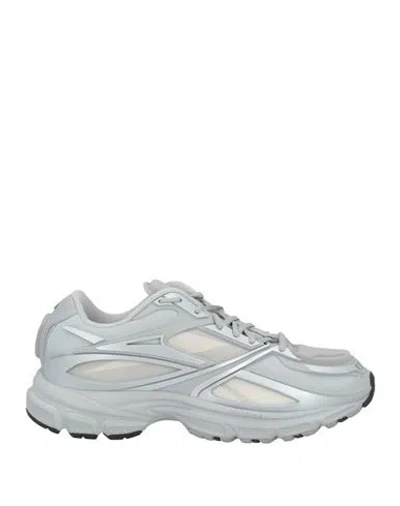 Reebok Man Sneakers Grey Size 8 Textile Fibers