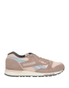 Reebok Logo-patch Low-top Sneakers In Beige