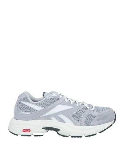 Reebok Man Sneakers Light Grey Size 5.5 Leather, Textile Fibers