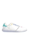 Reebok Man Sneakers White Size 4.5 Textile Fibers, Soft Leather In White