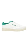 Reebok Club C Sneakers In Worked Leather In White