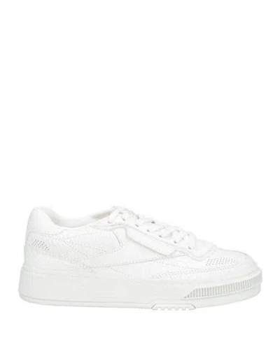 Reebok Man Sneakers White Size 9 Leather