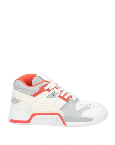 Reebok Man Sneakers White Size 9 Leather, Textile Fibers
