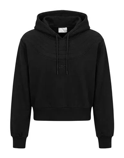 Reebok Man Sweatshirt Black Size Xs Cotton