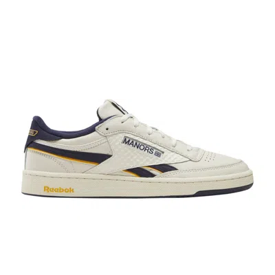 Pre-owned Reebok Manors X Club C Revenge Vintage 'chalk Navy' | Cream | Men's Size 10.5