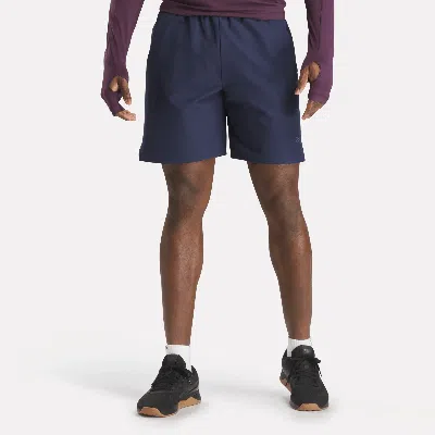 Reebok Men's Athlete Strength Shorts 7" In Blue
