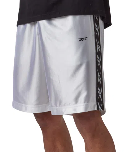 Reebok Men's Basketball Dazzle Taped Shorts In White