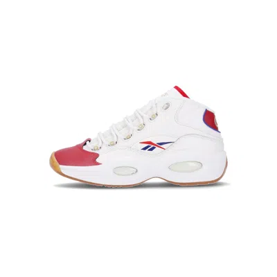 Reebok Men's Basketball Shoe Question Mid Chalk/vector Red/vector Blue