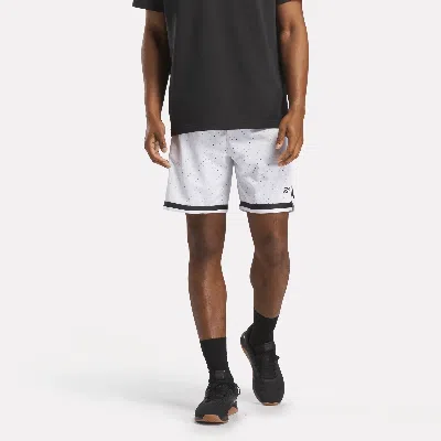 Reebok Men's Basketball Transition Shorts 7" In White