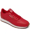 REEBOK MEN'S CLASSIC LEATHER CASUAL SNEAKERS FROM FINISH LINE