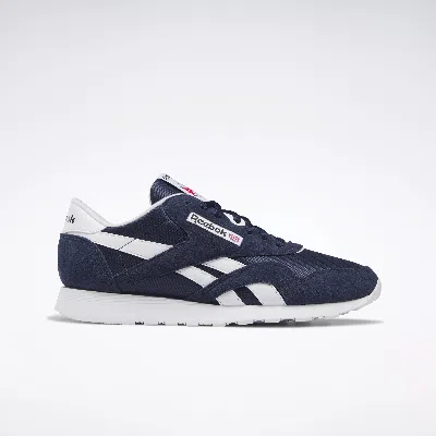 Reebok Classic Nylon Heritage Running Shoe In Blue