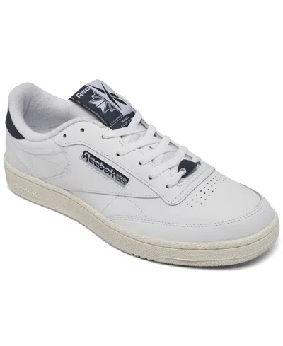 Reebok Club C 85 Sneaker In White,blue