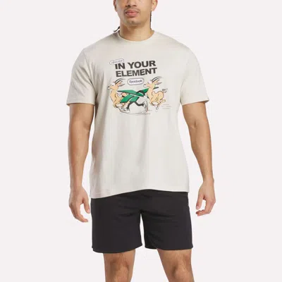 Reebok Men's Club Graphic T-shirt In White
