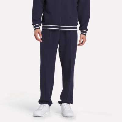 Reebok Men's Club Sport Textured Pants In Vector Navy