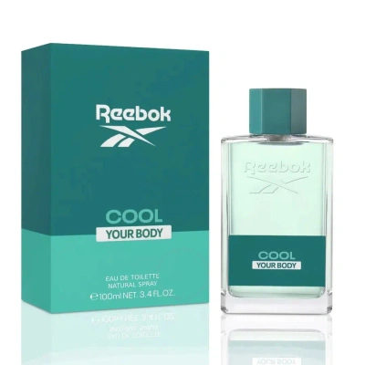 Reebok Men's Cool Your Body Edt Body Spray 3.3 oz Fragrances 8436581945911 In Orange