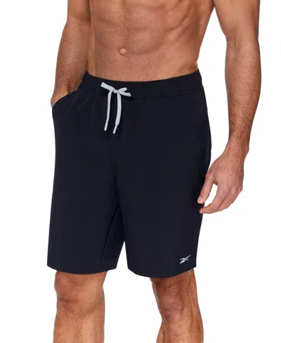 Reebok Men's Core Volley 9" Swim Shorts In Black