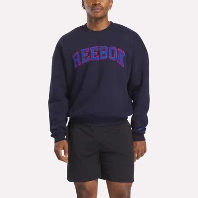 Reebok Men's Crew Sweatshirt In Blue
