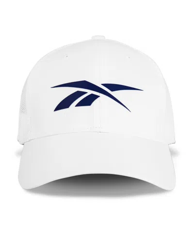 Reebok Men's Elite Mesh Back Cap In White