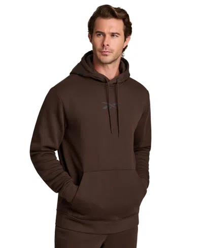 Reebok Men's First Place Regular Fit Long-sleeve Hoodie In Brown