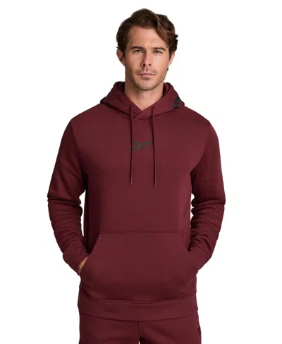 Reebok Men's First Place Regular Fit Long-sleeve Hoodie In Burgundy