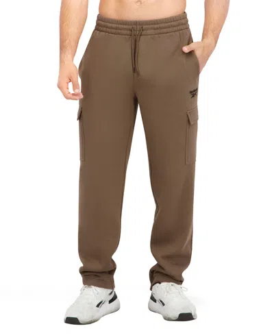 Reebok Men's Fleece Cargo Regular Fit Pants In Multi
