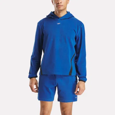 Reebok Men's Fleece Hoodie In Blue