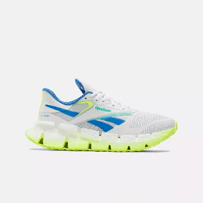 Reebok Men's Floatzig 1 'White Digital Lime Blue' Sneakers