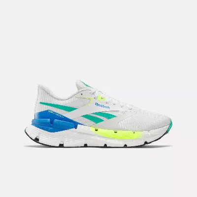Reebok Men's Floatzig Symmetros Shoes In White / Unleashed Green / Kineti