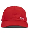 Reebok Badge Logo Cap In Vector Red