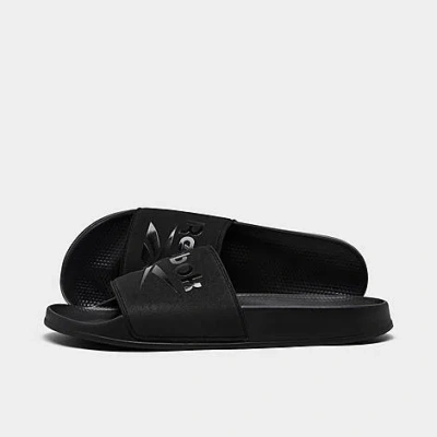 Reebok Men's Fulgere Slide Sandals In Black/black