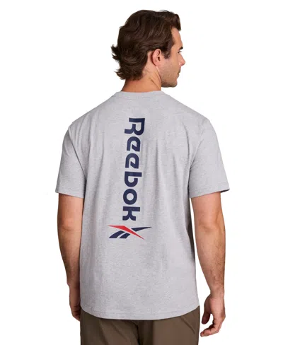 Reebok Men's Graphic T-shirt In Gray