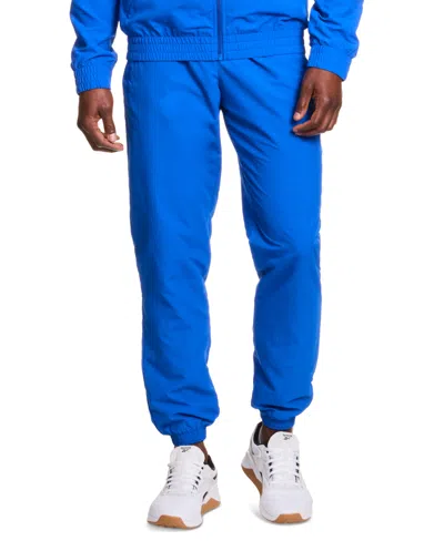 Reebok Men's Icon Regular-fit Logo-print Athletic Pants In Opti Blue,blk