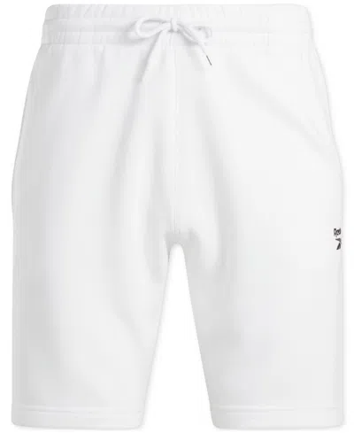 Reebok Identity Fleece Shorts In White