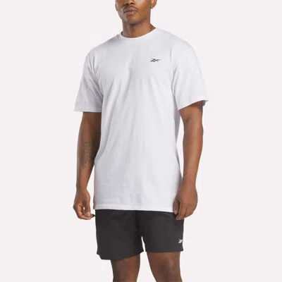 Reebok Men's Identity Small Logo T-shirt In White
