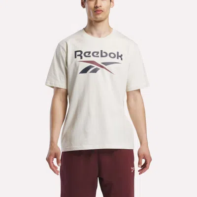 Reebok Men's Logo Crewneck T-shirt In White