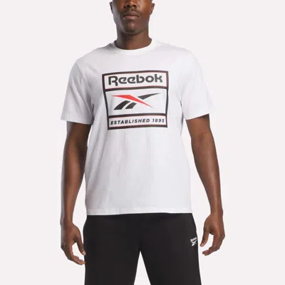 Reebok Men's Logo T-shirt In White