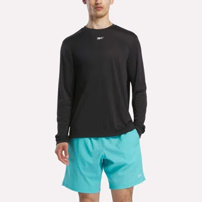 Reebok Men's Long Sleeve Tech T-shirt In Black