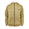 Reebok Men's Mixed Media Jacket With Tricot Sleeve In Green